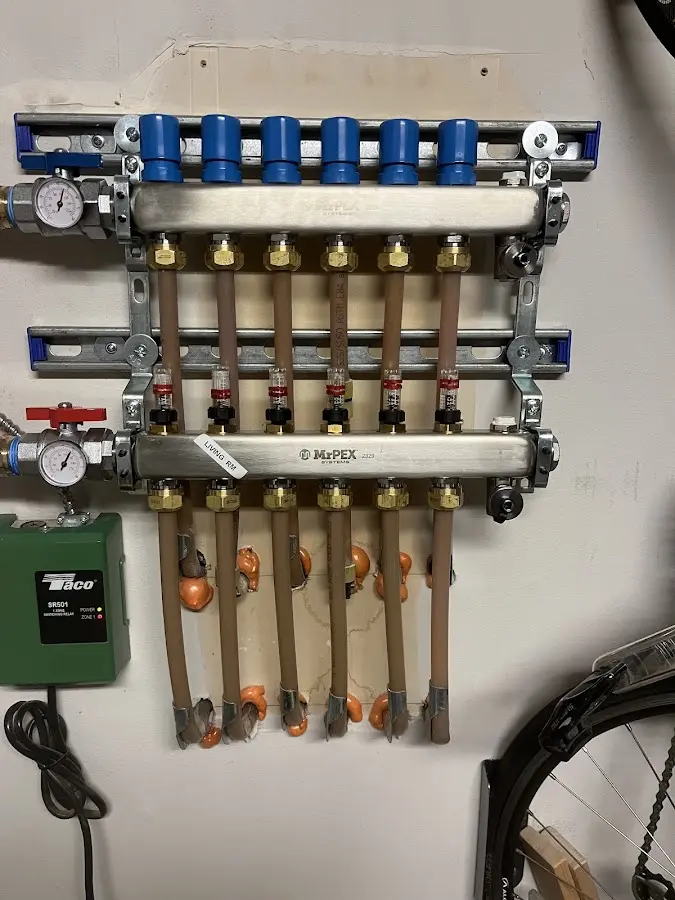 Plumber performing Leak Detection at a residential property in Willistown